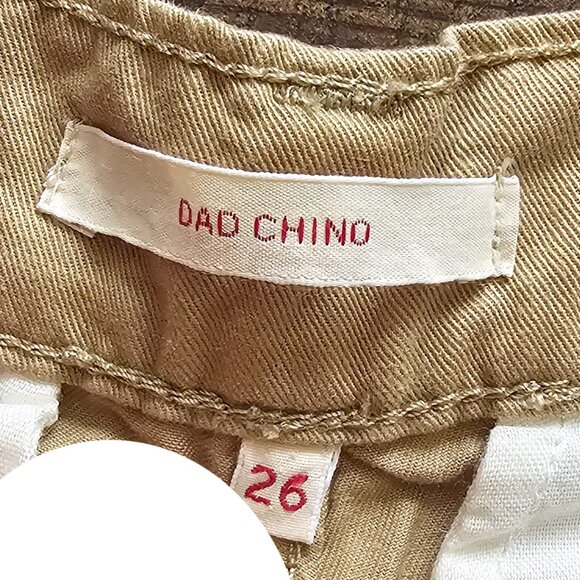 Levi’s Women’s Dad Chino Pants W26 L30, Khaki - Picture 9 of 12